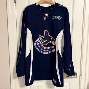 Authentic Reebok Vancouver Canucks West Coast Express Practice Jersey Size 58